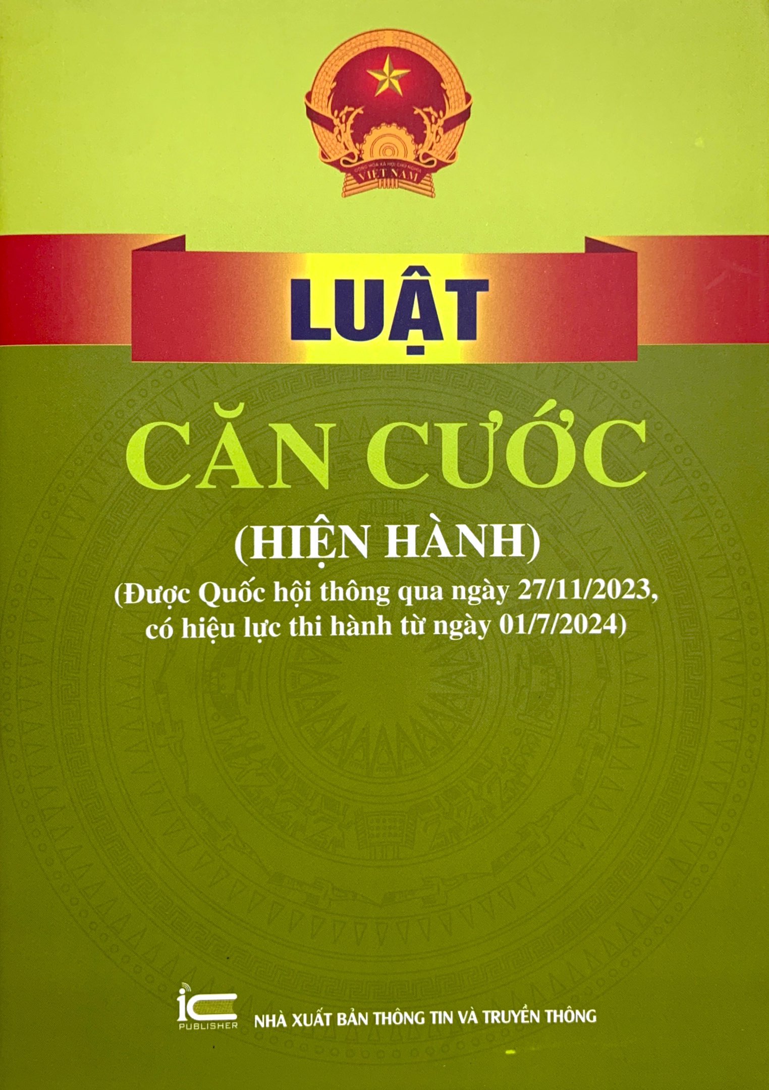 Bộ Luật Căn Cước (Hiện Hành) (Được Quốc Hội Thông Qua Ngày 27/11/2023, Có Hiệu Lực Thi Hành Từ Ngày 01/7/2024) - Ảnh 2