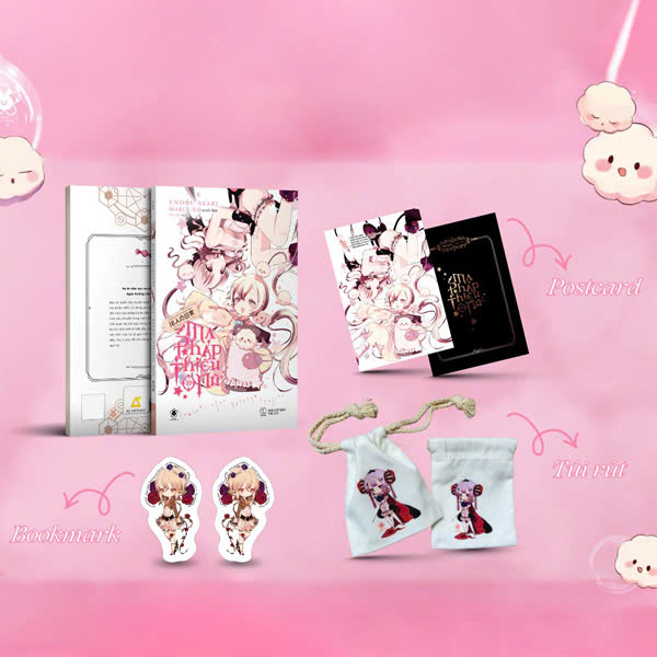 Bộ Ma Pháp Thiếu Nữ - Tập 10 - Bản Đặc Biệt - Tặng Kèm 2 Bookmark Bồi Cứng Chibi Nhân Vật + 1 Postcard Bồi Cứng + 1 Túi Vải In Hình Chibi Nhân Vật