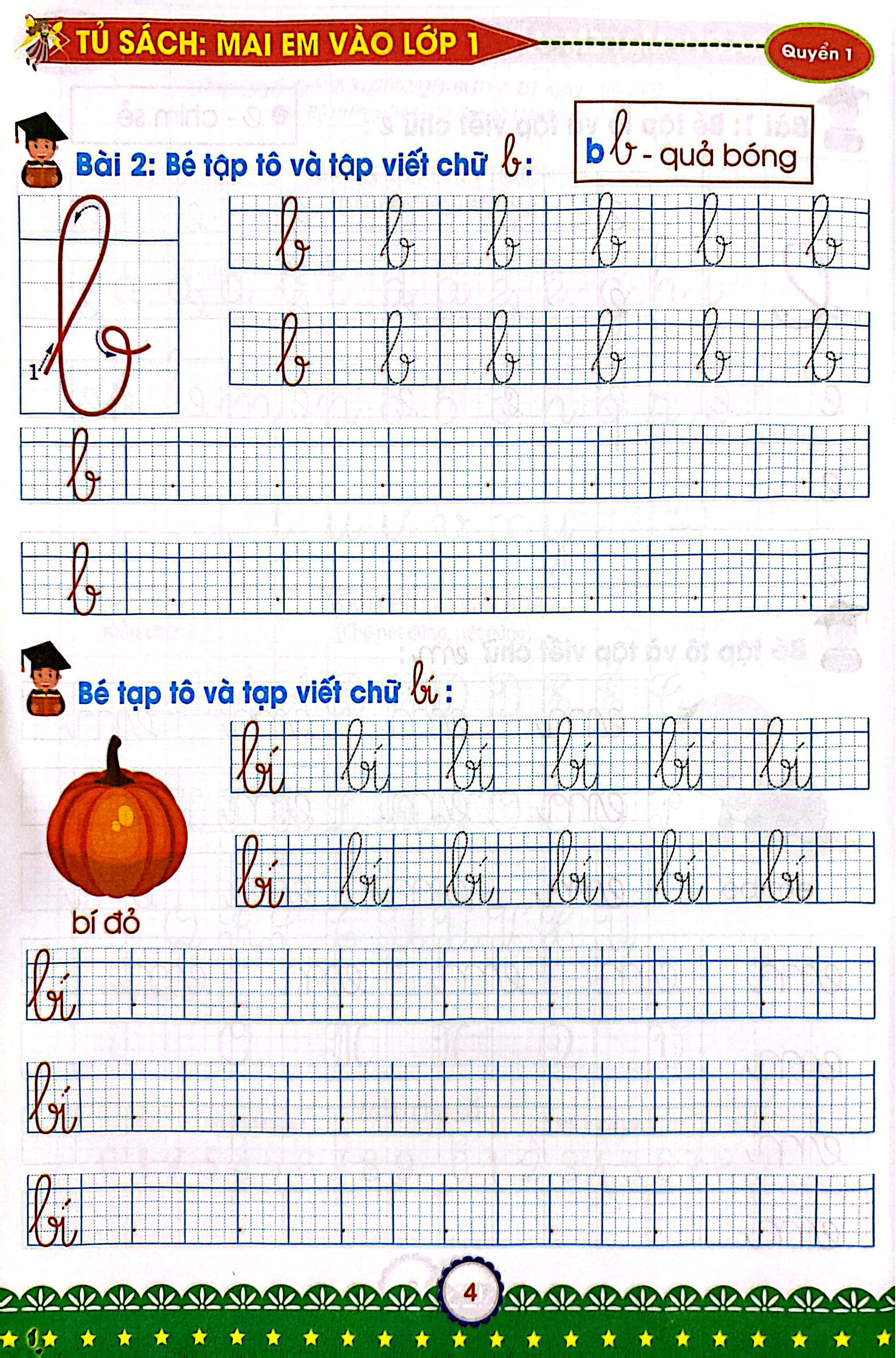 Bo
Mai Em Vao Lop 1 - Danh Cho Tre 5-6 Tuoi - Be Tap To Va Tap Viet - Quyen 1 (Tai Ban 2024) - Ảnh 5
