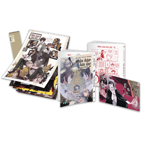 Bộ [Manga] Văn Hào Lưu Lạc - Tập 22 - Bản Sưu Tầm - Tặng Kèm Postcard + Lịch Treo Tường 2025