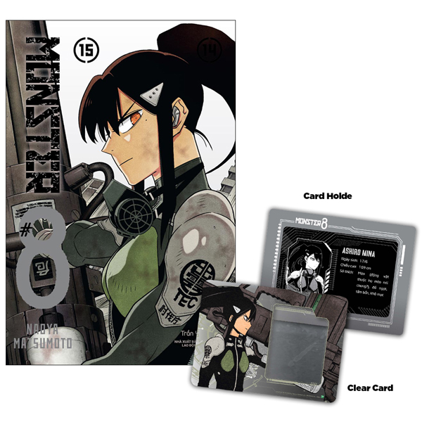 Bộ
MONSTER #8 - Tập 15 - Bản Đặc Biệt - Bright Ver - Tặng Kèm Clear Card + Card Holder “Lực Lượng Phòng Vệ”