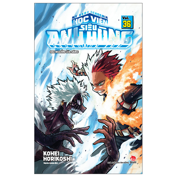Bộ My Hero Academia - Học Viện Siêu Anh Hùng - Tập 36 - Hai Nguồn Lửa Sáng (Tái Bản 2025)
