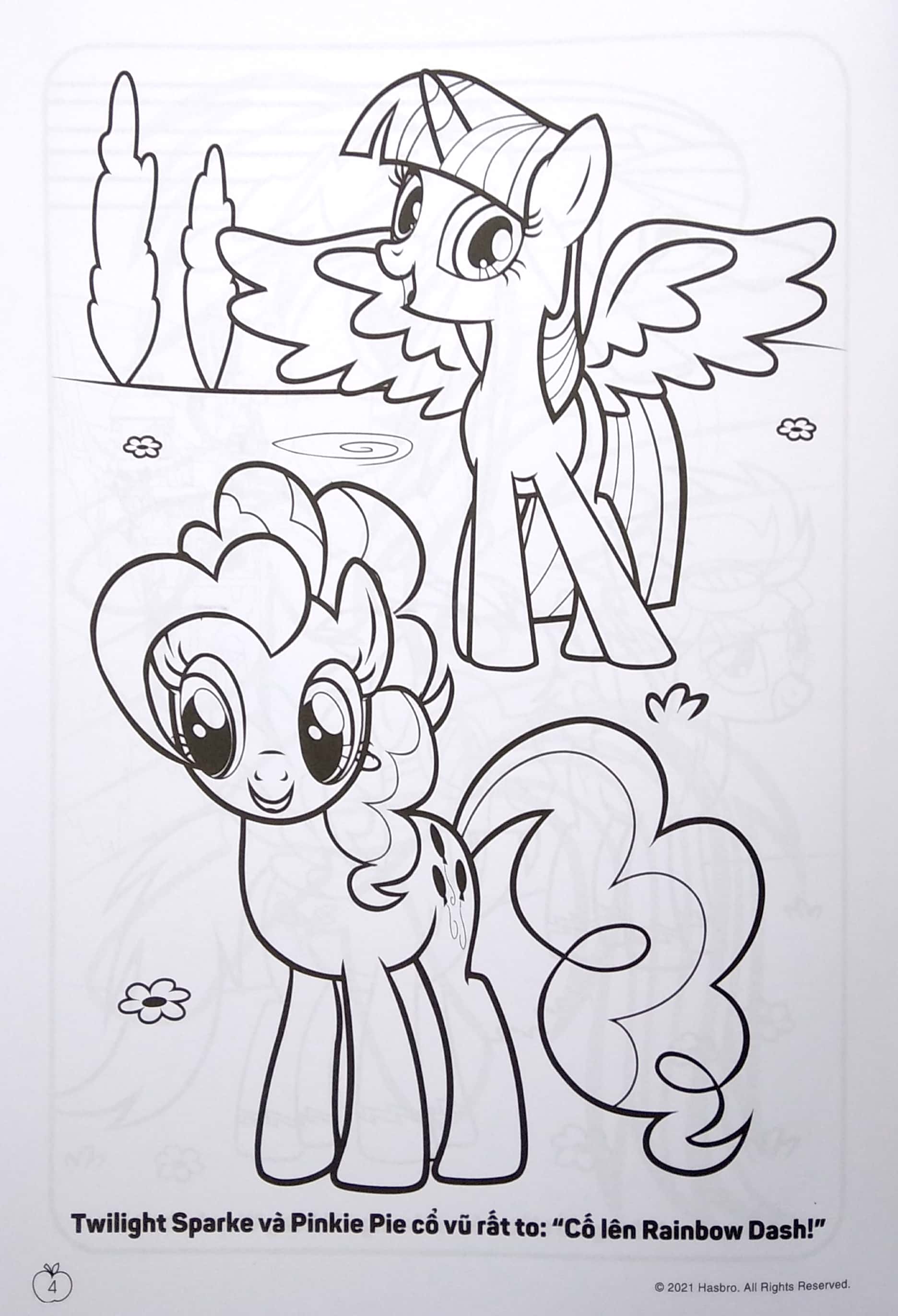 bộ my little pony - jumbo tô màu và các trò chơi 5 - Ảnh 4