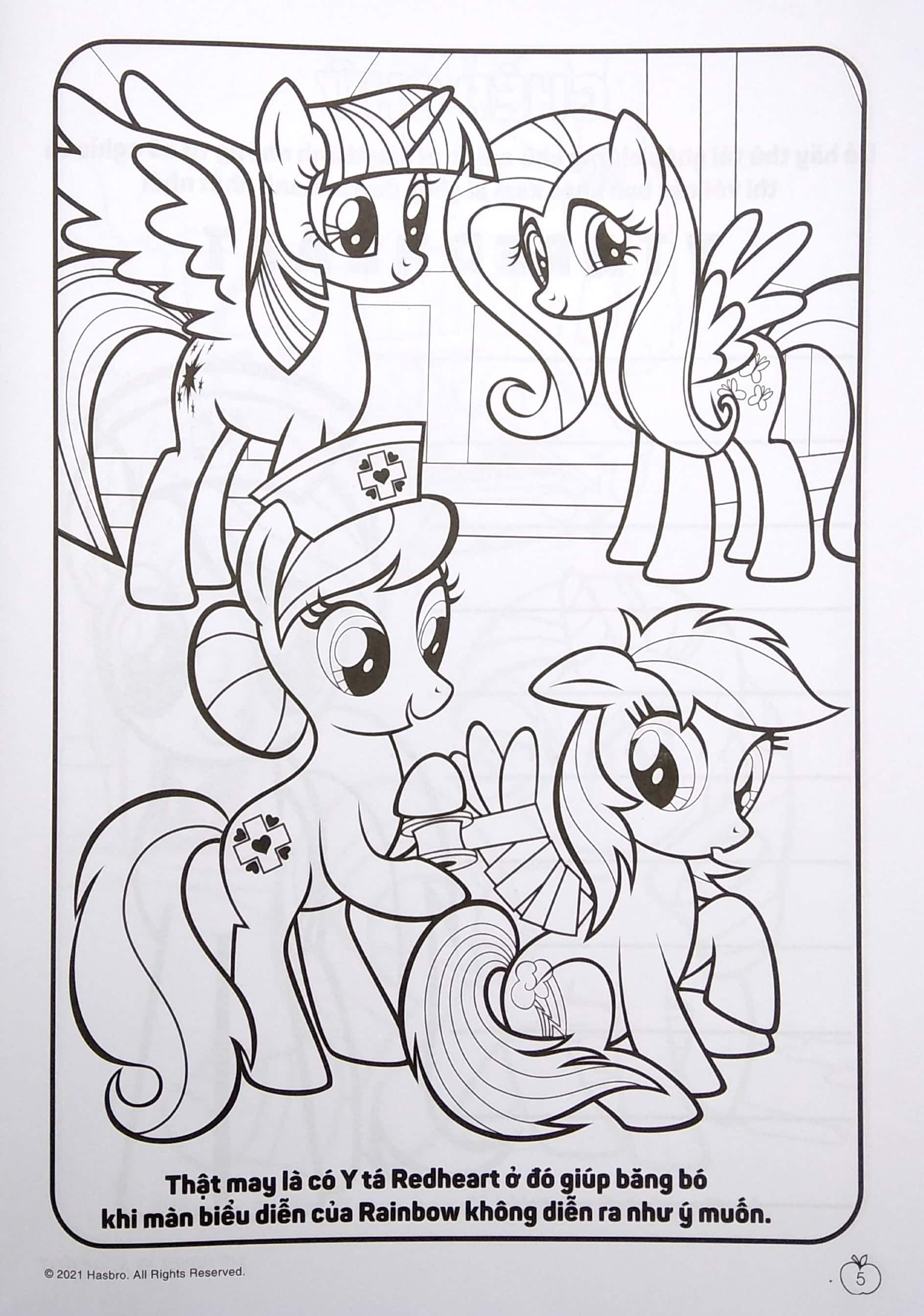 bộ my little pony - jumbo tô màu và các trò chơi 5 - Ảnh 5