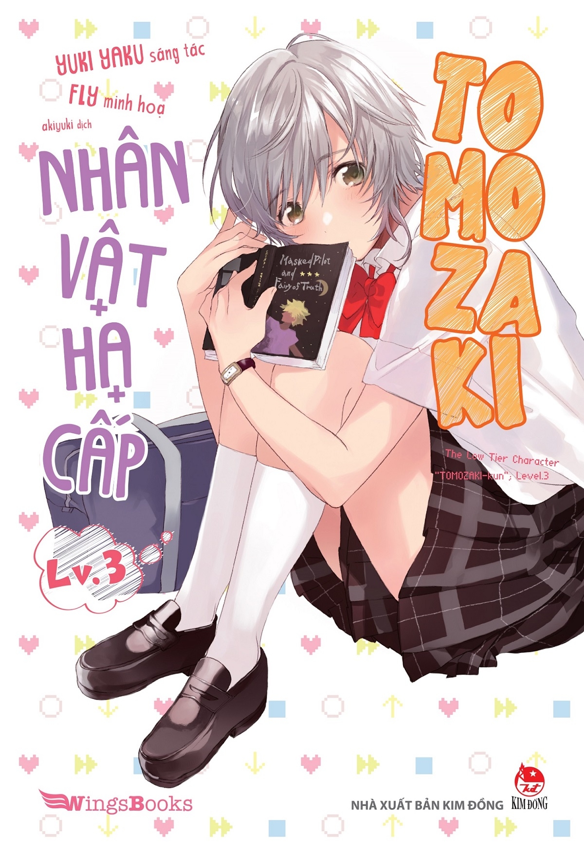 bộ nhân vật hạ cấp tomozaki - tập 3 - bản giới hạn - tặng thẻ normal + thẻ rare + standee - Ảnh 3