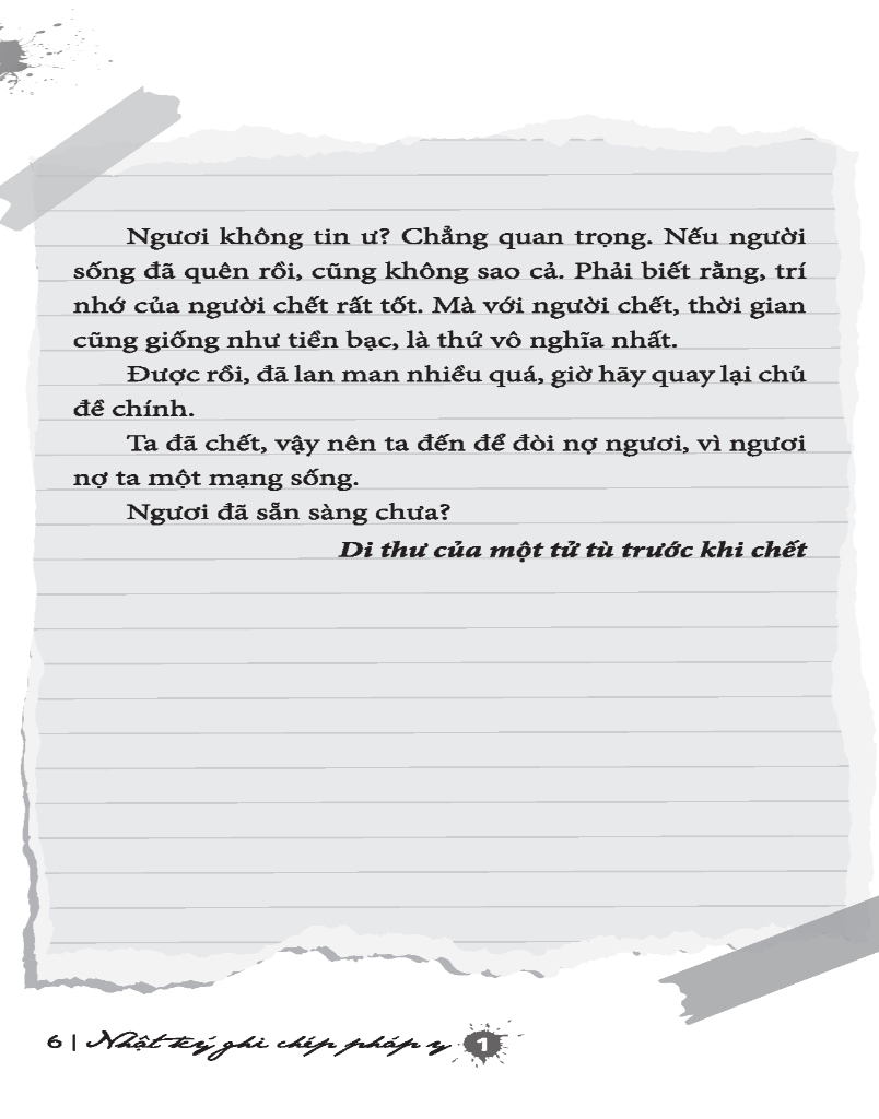 Bo
Nhat Ky Ghi Chep Phap Y - Tap 1 - Khuc Dao Dau Cua Dem - Ảnh 6