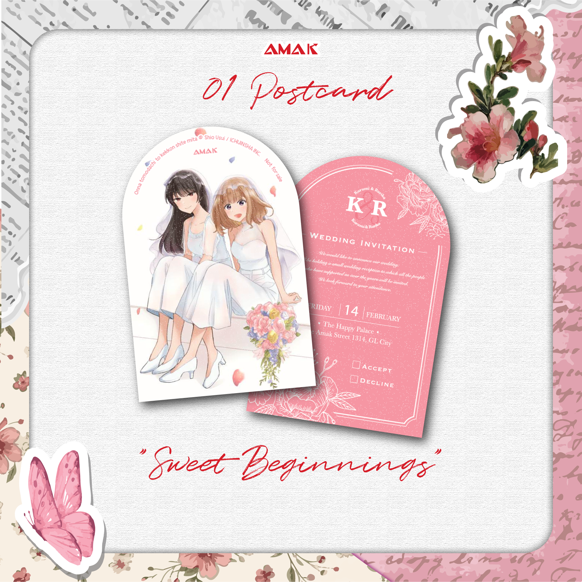 Bo
Nhat Ky Ngay Chung Doi - Tap 1 - Tang Kem Thiep Cuoi "Our Wedding" Nhu Cat + Postcard Nhu "Sweet Beginnings" - Ảnh 4