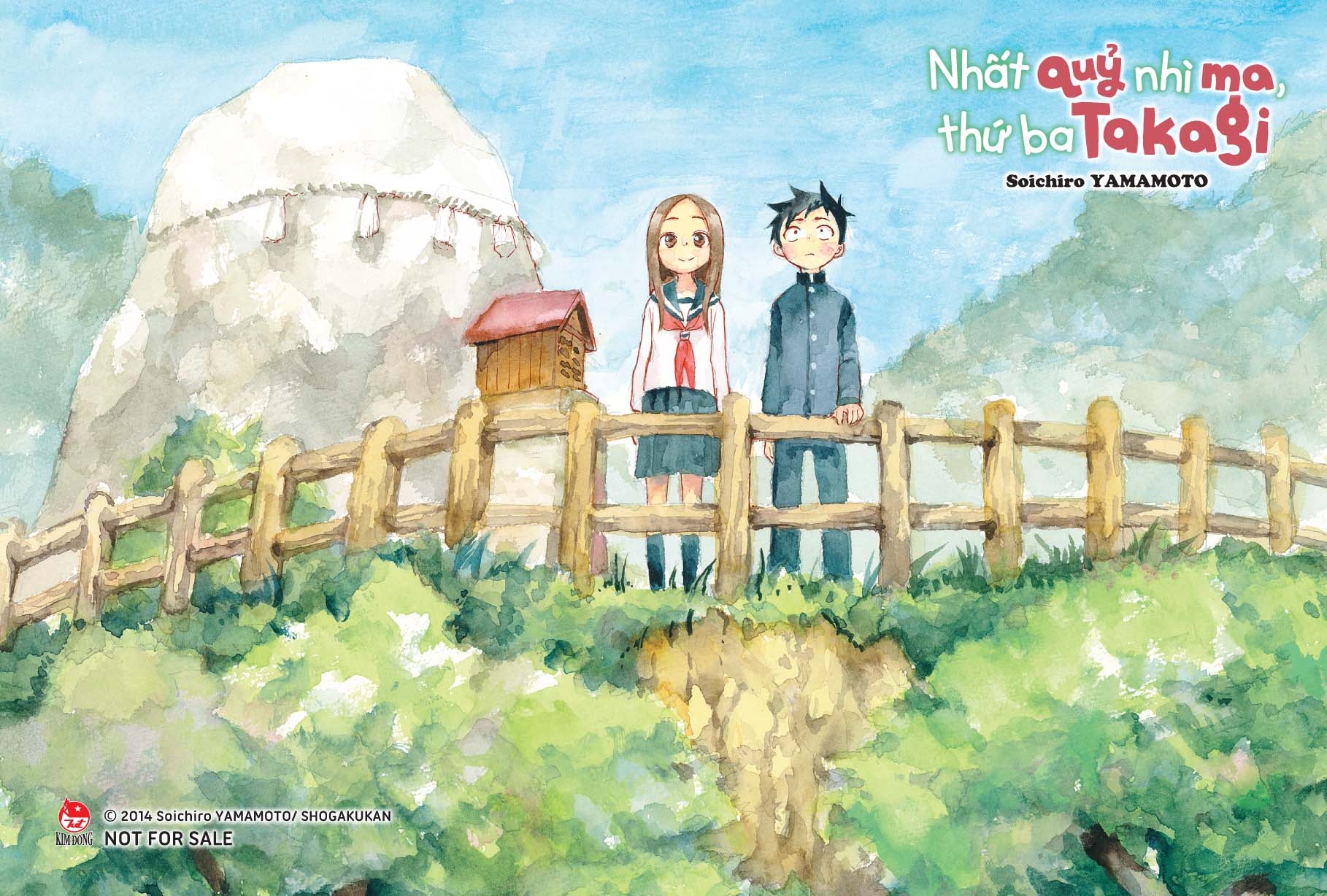 bộ nhất quỷ nhì ma, thứ ba takagi - tập 14 - tặng kèm postcard - Ảnh 3