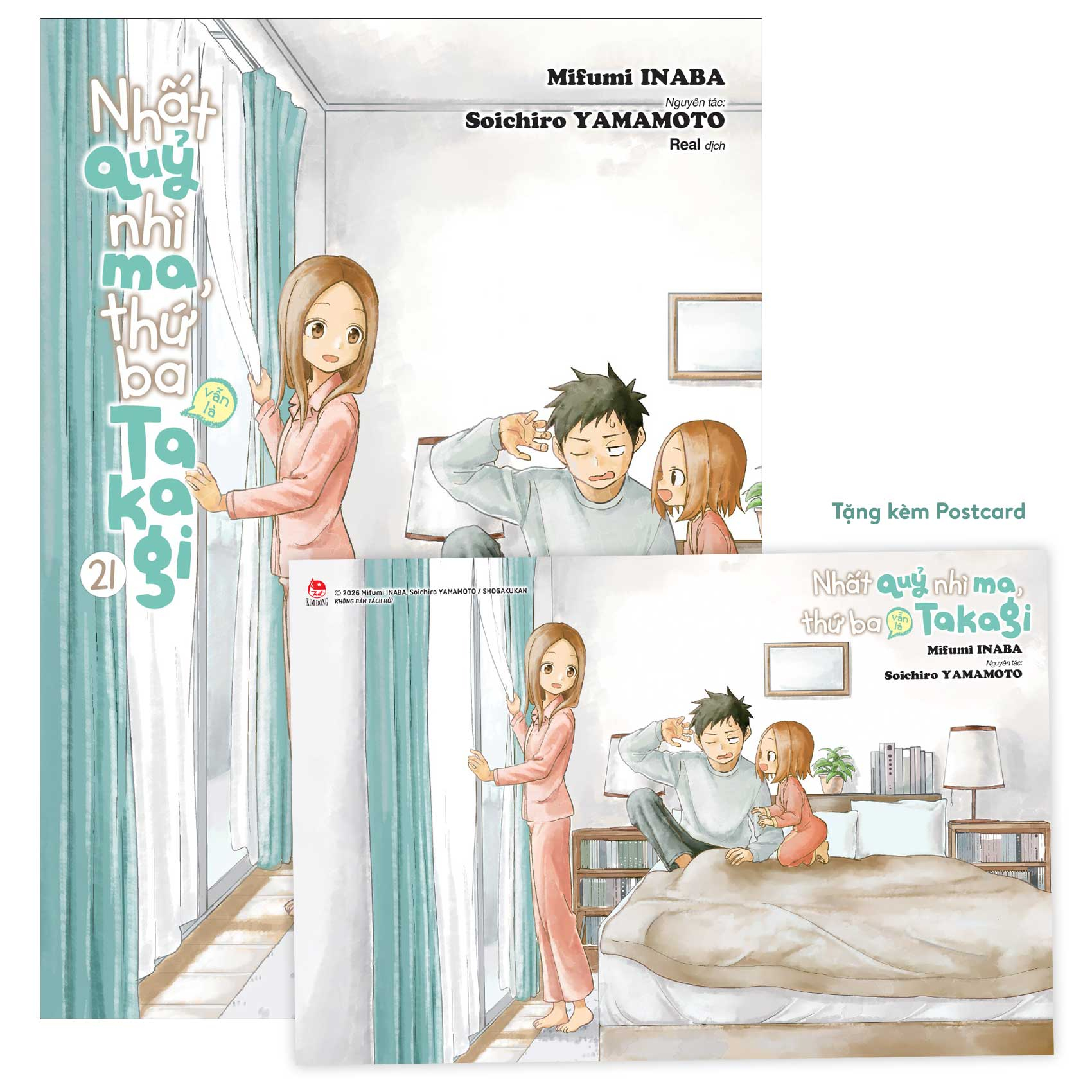Bộ
						
										
										Nhất Quỷ Nhì Ma, Thứ Ba (Vẫn Là) Takagi - Tập 21 - Tặng Kèm Postcard - Ảnh 2