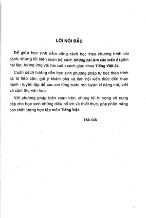 bộ những bài làm văn mẫu 2 - tập 2 (bộ chân trời sáng tạo) - Ảnh 4