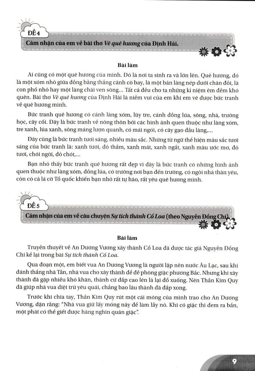 Bộ Những Bài Làm Văn Mẫu 3 - Tập 2 (Cánh Diều) - Ảnh 9