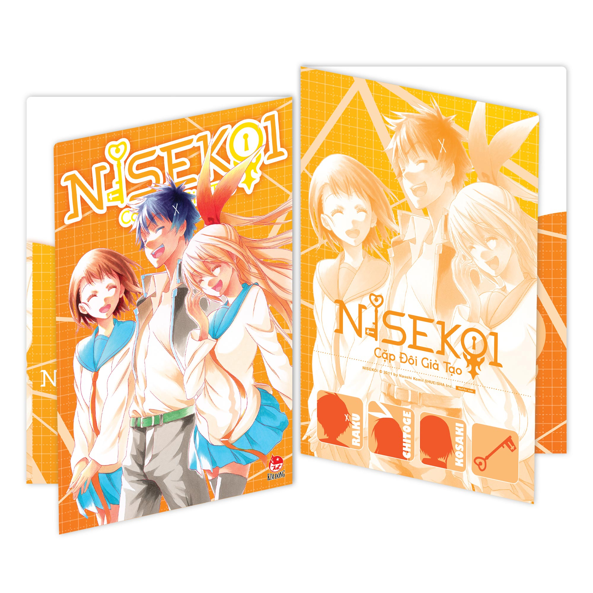 Bộ
Nisekoi - Cặp Đôi Giả Tạo - Tập 10 - Người Thương - Tặng Kèm Kẹp File Giấy + Bìa Áo - Ảnh 4