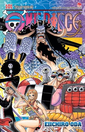 bộ one piece - tập 101 - siêu sao thượng đài - bản bìa áo - Ảnh 2