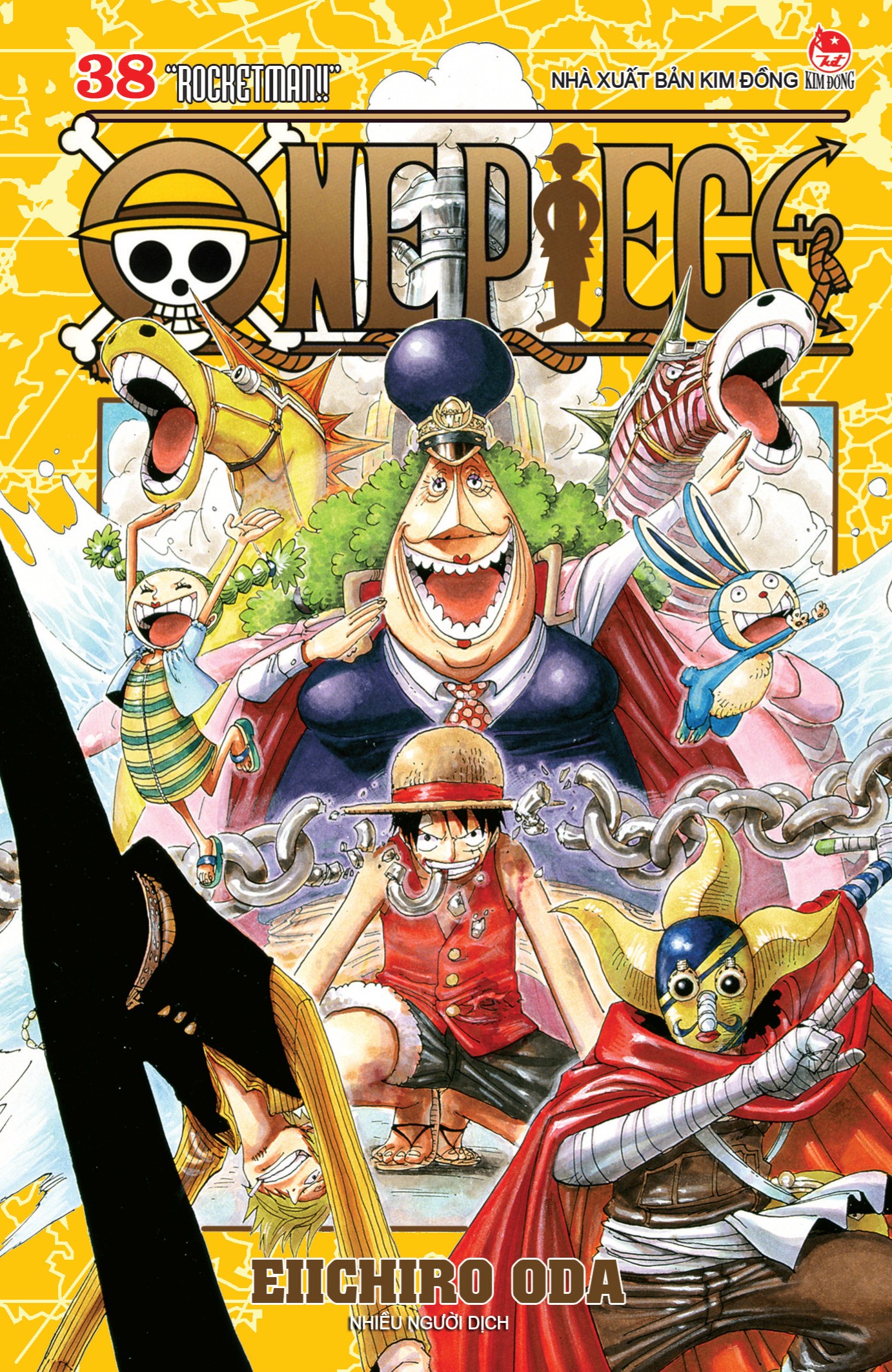 Bộ One Piece - Tập 38 - Rocket Man!! - Bản Bìa Áo (Tái Bản 2025) - Ảnh 2