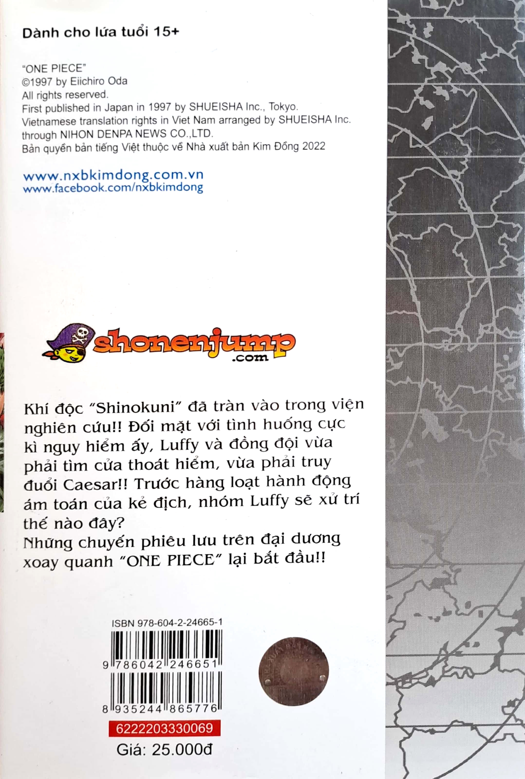 Bộ
One Piece - Tập 69 - Sad - Bản Bìa Áo (Tái Bản 2022) - Ảnh 8