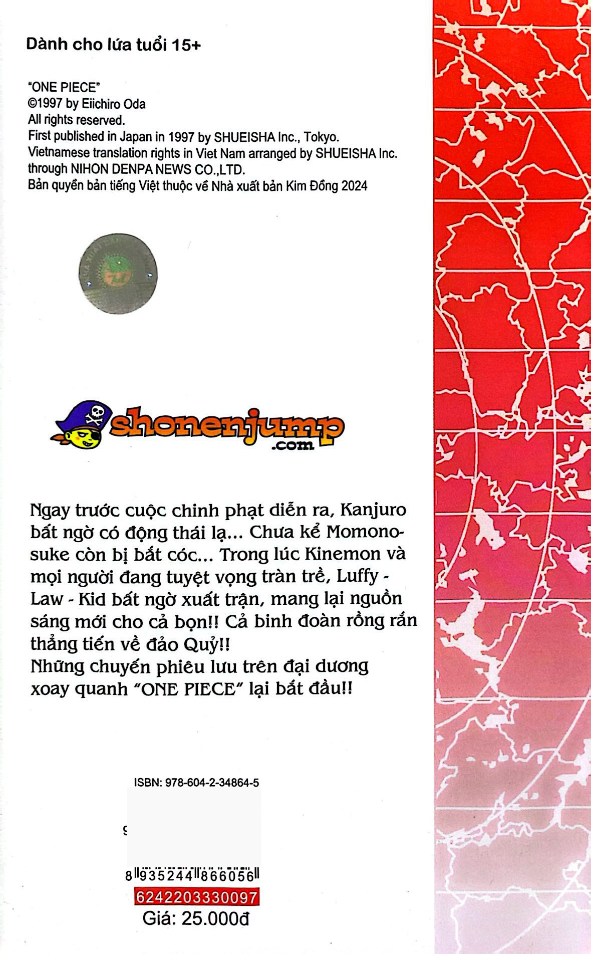 Bo
One Piece - Tap 97 - Thanh Kinh Cua Toi - Ban Bia Ao (Tai Ban 2022) - Ảnh 8