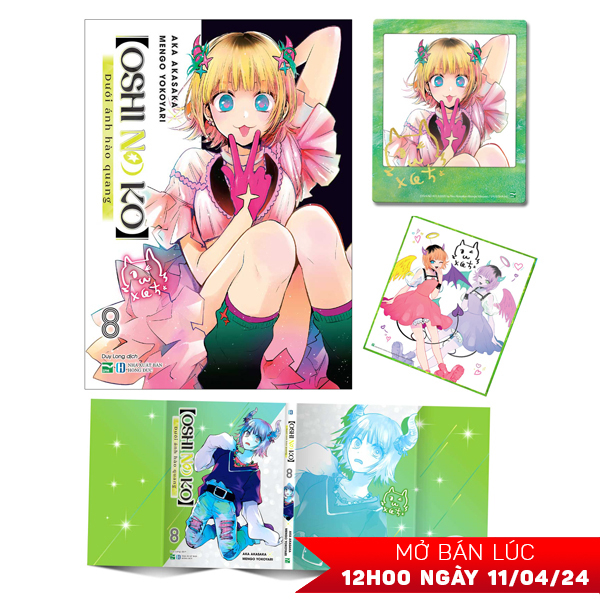 Bo
Oshi No Ko - Duoi Anh Hao Quang - Tap 8 - Ban Dac Biet - Tang Kem Bia 2 Mat + Oshi No Card + OSHIkishi