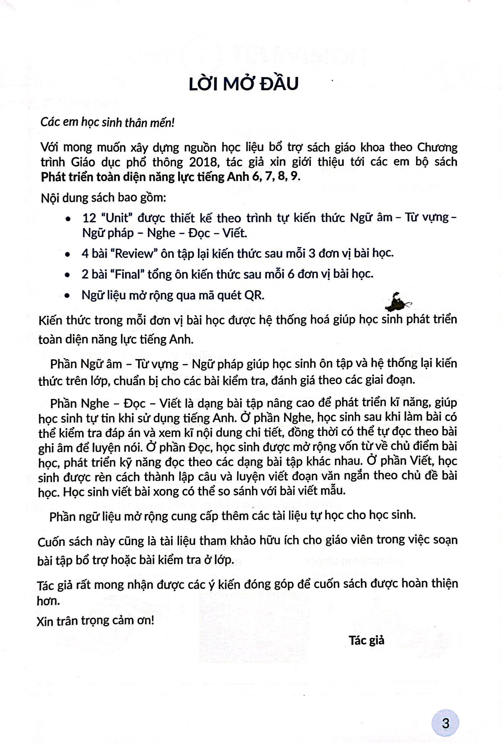 Bo
						
										
										Phat Trien Toan Dien Nang Luc Tieng Anh 6 - Tap 2 (Theo Chuong Trinh Giao Duc Pho Thong 2018) - Ảnh 4