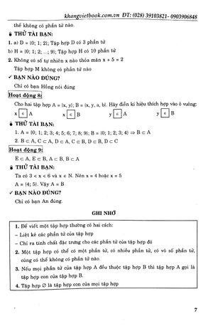bộ phát triển tư duy đột phá giải bài tập tài liệu dạy - học toán lớp 6 (tập 1) - Ảnh 6