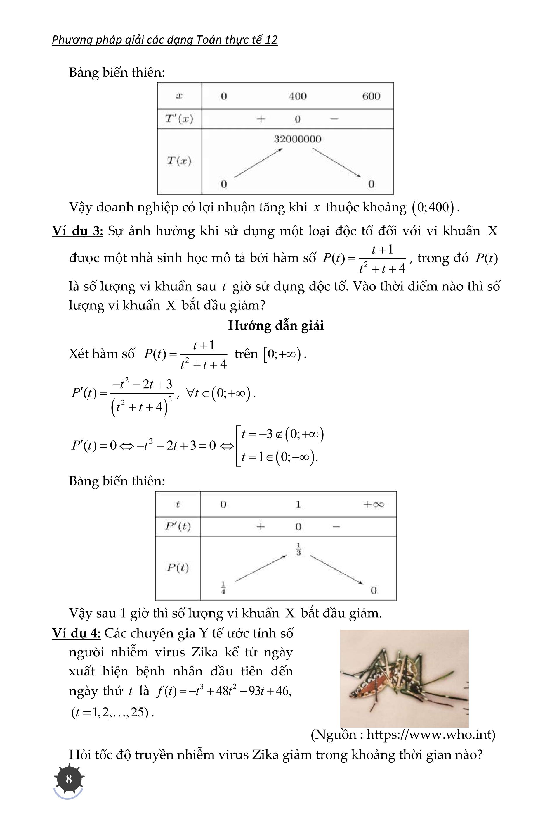 Bộ Phương Pháp Giải Các Dạng Toán Thực Tế 12 - Ảnh 8