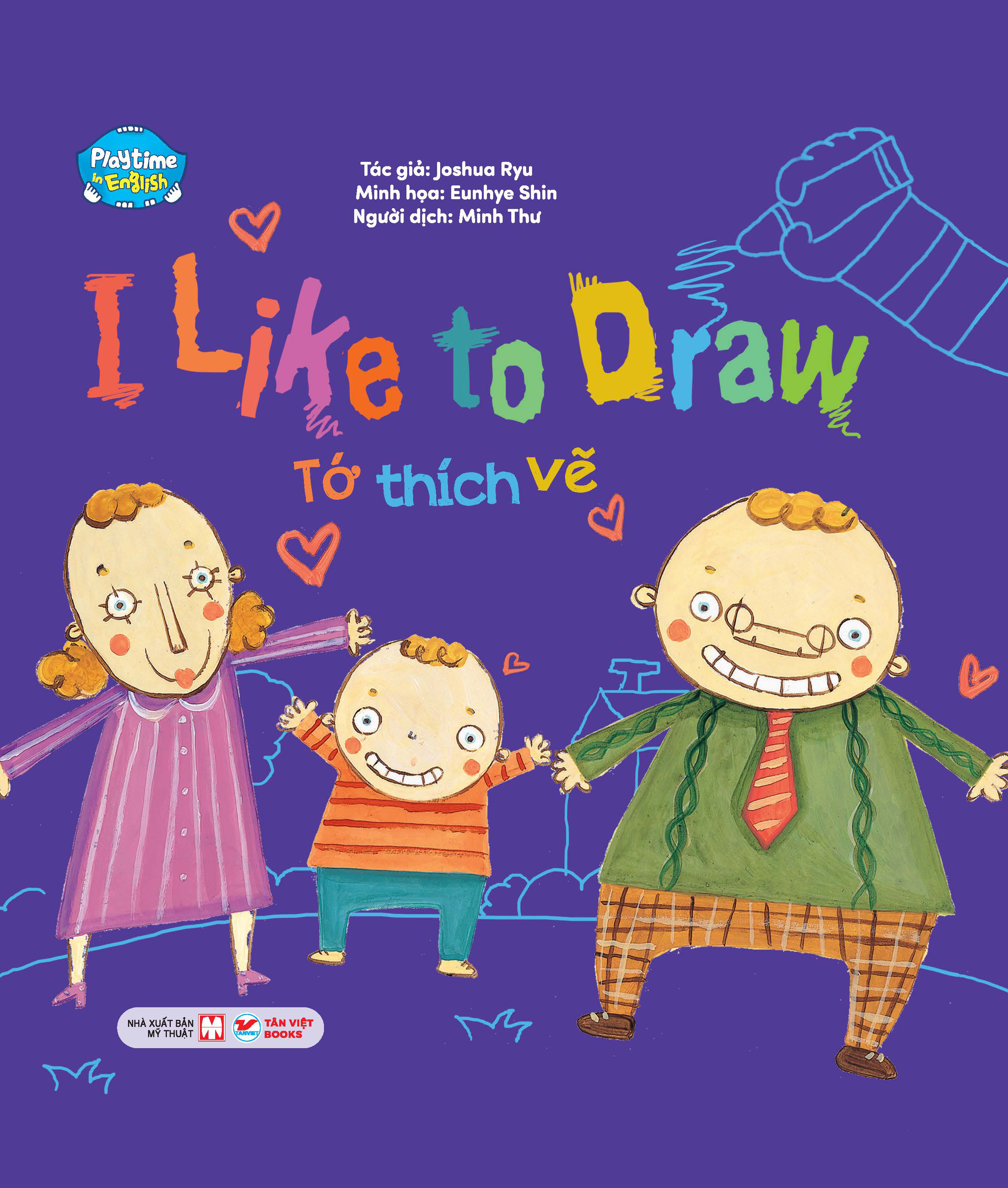 Bộ Playtime In English - Level 3 - I Like To Draw - Tớ Thích Vẽ - Ảnh 2