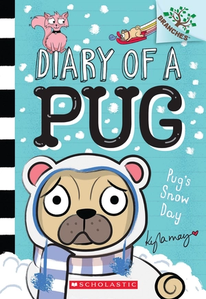 bộ pug's snow day: a branches book (diary of a pug #2), volume 2 - Ảnh 2