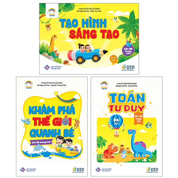 Bộ Sách Cầu Vồng Trẻ Thơ - Dành Cho Trẻ 24-36 Tháng Tuổi (Bộ 3 Quyển)