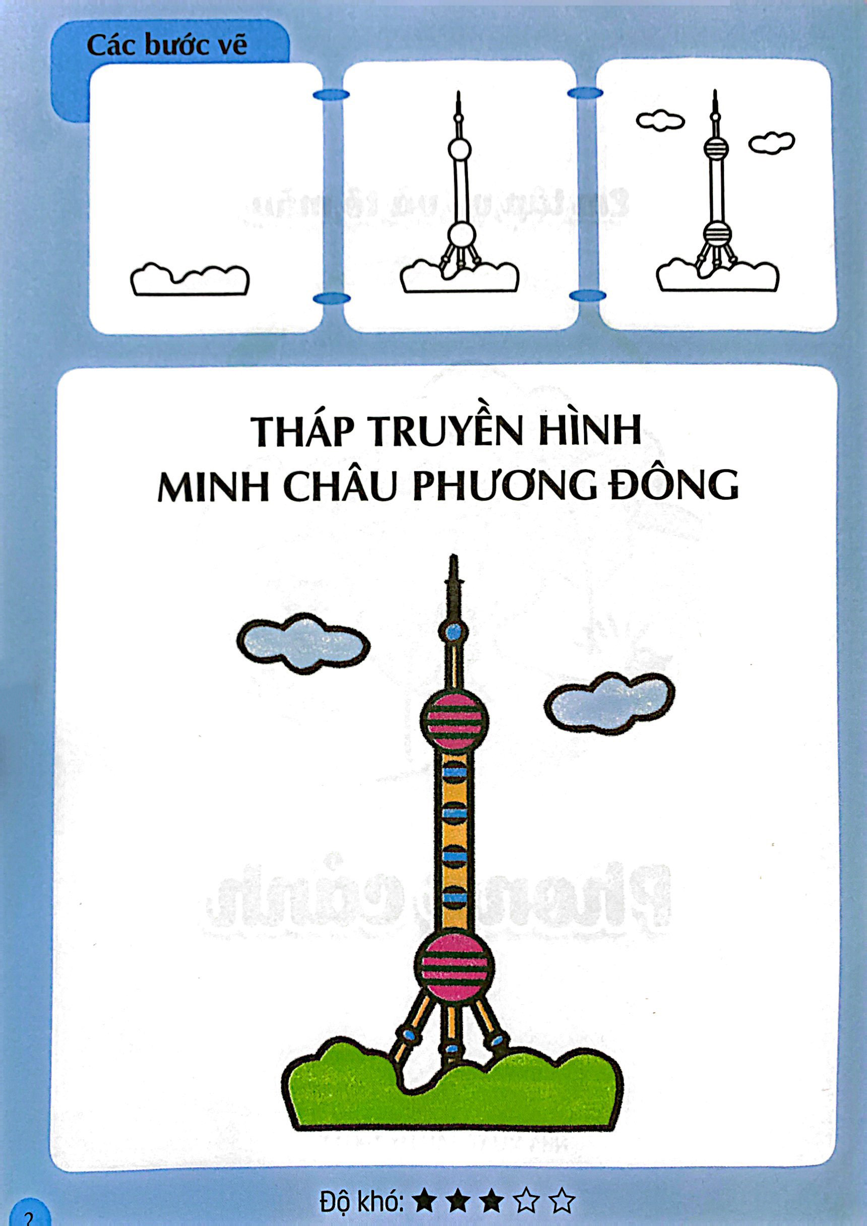bộ sách em tập vẽ và tô màu (túi 8 cuốn) - Ảnh 3