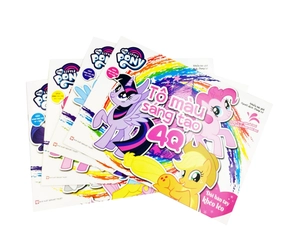 bộ sách my little pony - tô màu sáng tạo 4q (dành cho trẻ từ 3 tuổi) (bộ 4 cuốn) (tái bản 2022) - Ảnh 7