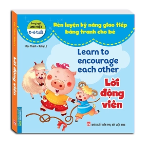 bộ sách rèn luyện kỹ năng giao tiếp bằng tranh cho bé 0 - 6 tuổi (song ngữ anh việt) (bộ 8 cuốn) - Ảnh 5