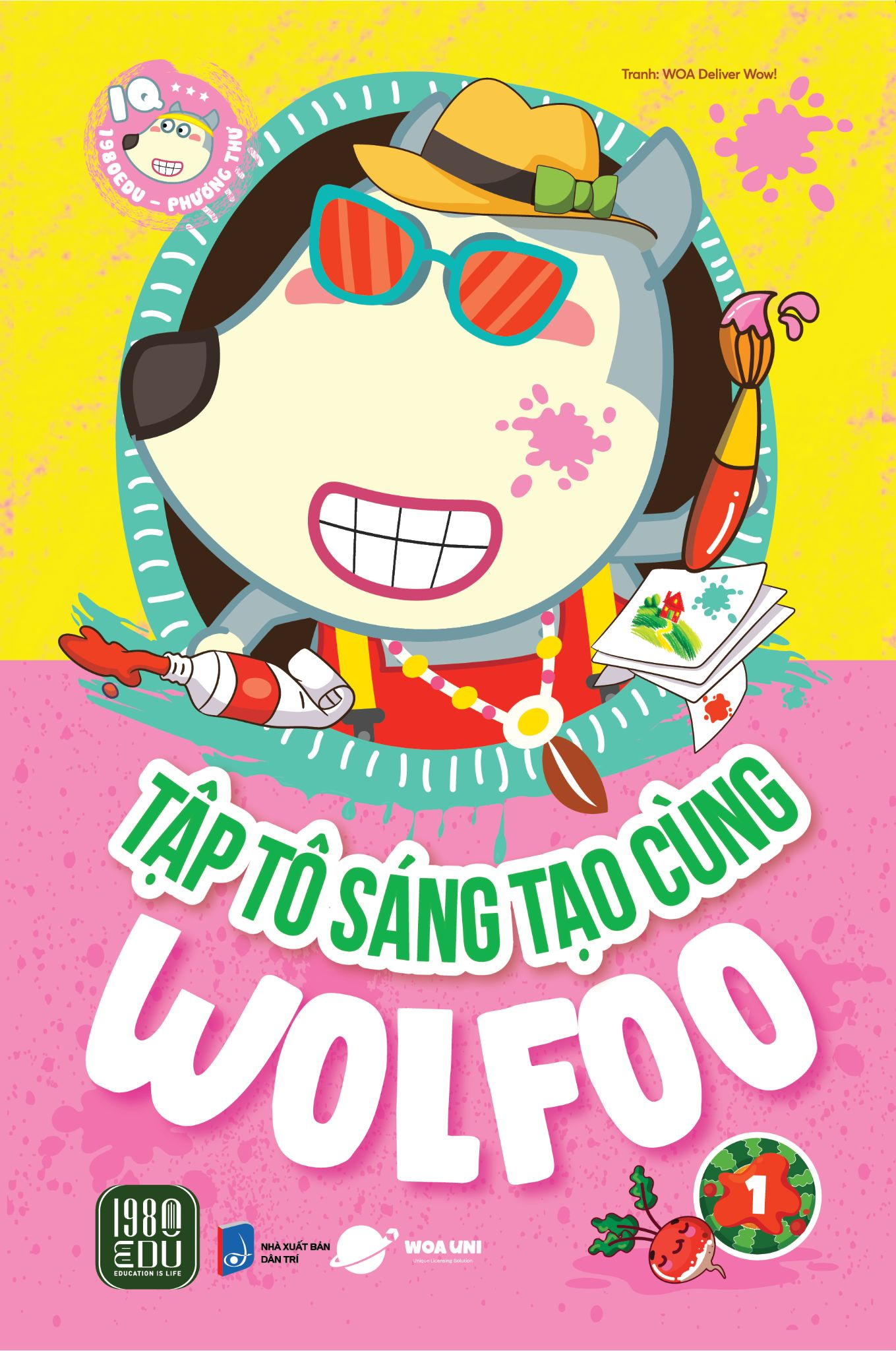 bộ sách tập tô sáng tạo cùng wolfoo (bộ 6 cuốn) - Ảnh 2