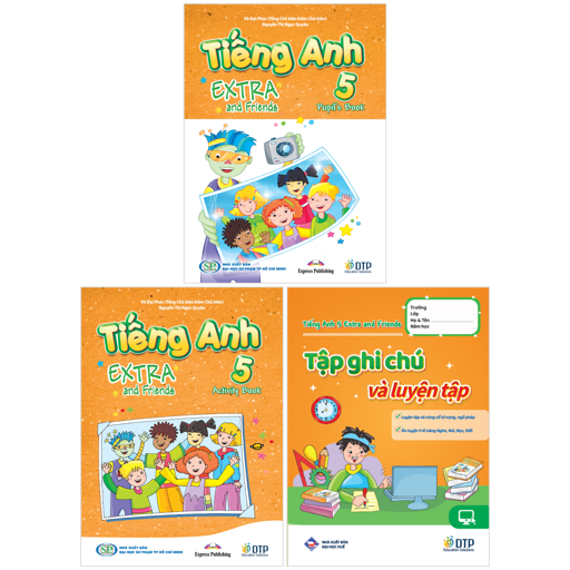 Bộ Sách Tiếng Anh 5 - Extra And Friends - Pupil's Book + Activity Book + Tập Ghi Chú Và Luyện Tập (Bộ 3 Cuốn)