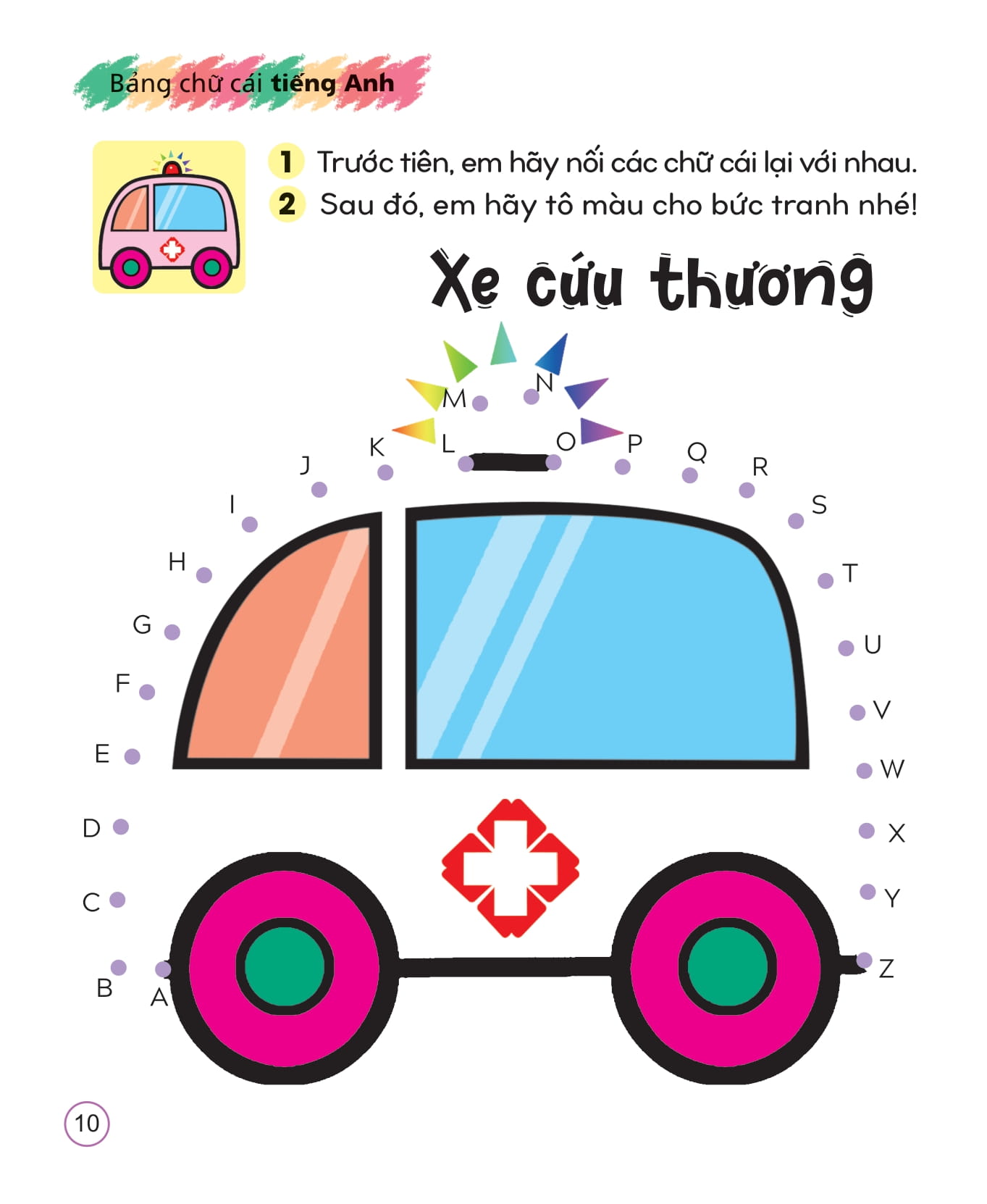 Bộ Sách Tô Màu Sáng Tạo - Bé Học Chữ Cái Và Con Số (Túi 5 Tập) - Ảnh 13