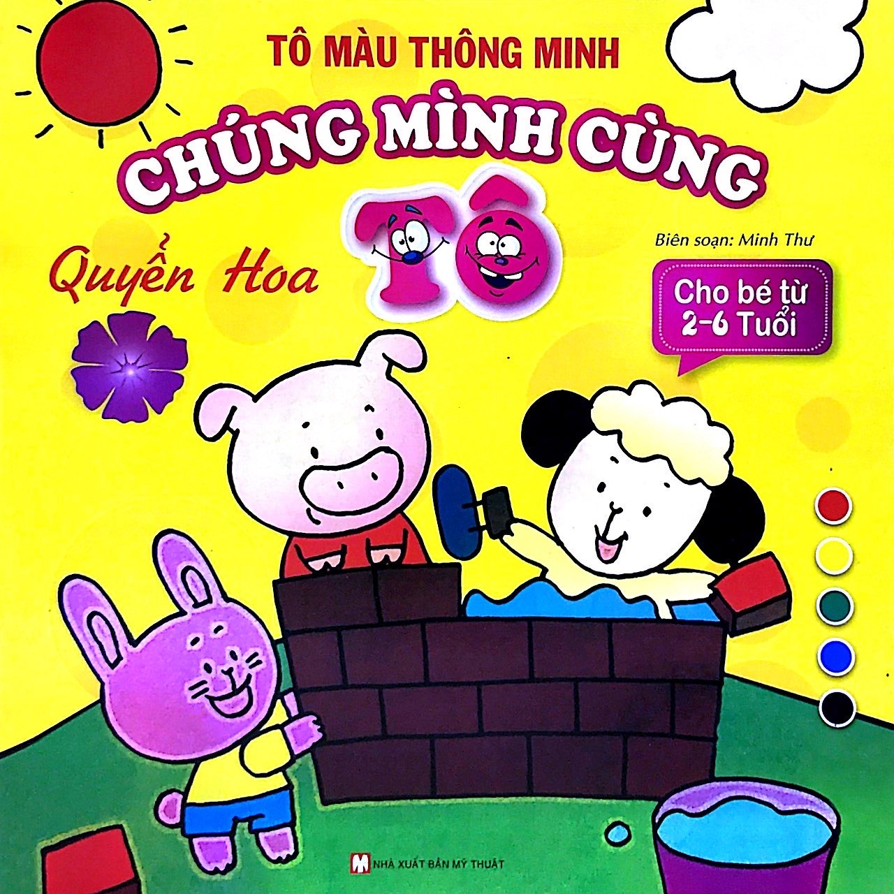 bộ sách tô màu thông minh - chúng mình cùng tô (bộ 4 cuốn) (tái bản) - Ảnh 13