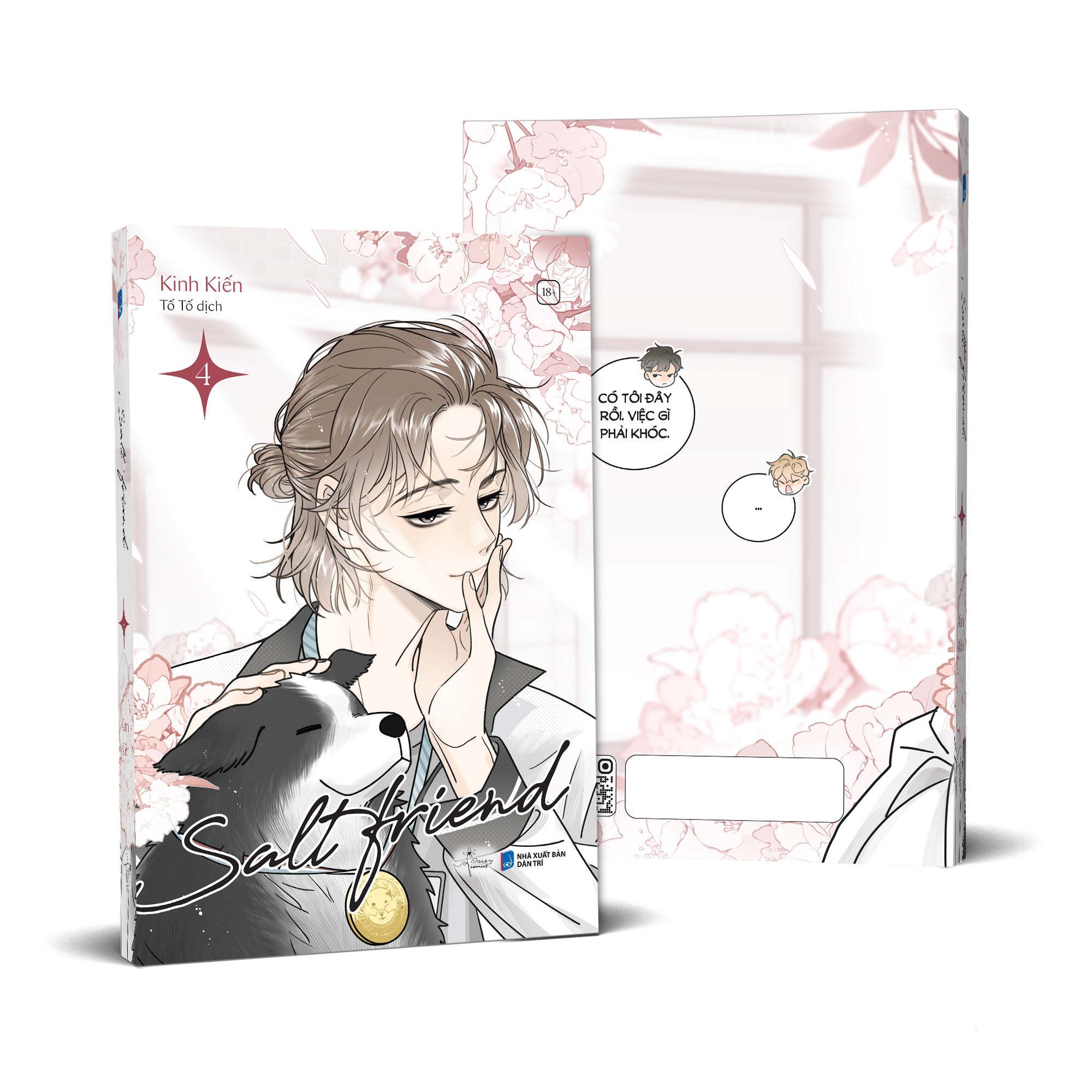 Bộ Salt Friend - Tập 4 - Bản Đặc Biệt - Tặng Kèm 1 Postcard Giấy Ngọc Trai + 1 Bookmark PVC Bế Hình Bông Tuyết + 2 Thẻ Học Sinh Tiêu Chân-Đồng Dương + 1 Khung Đựng Card Acrylic - Ảnh 2