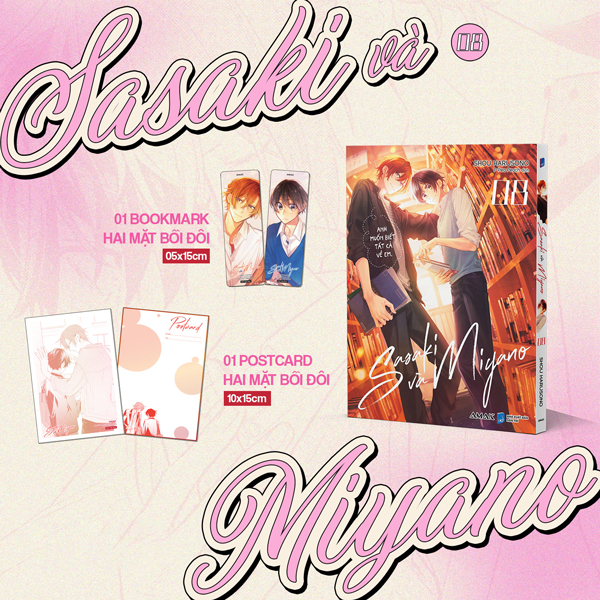 Bộ Sasaki Và Miyano - Tập 8 - Tặng Kèm Bookmark 2 Mặt + Postcard 2 Mặt
