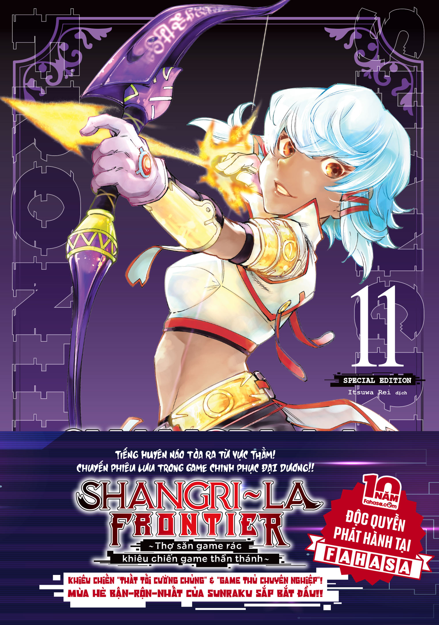 Bo
Shangri-La Frontier - Tho San Game Rac Khieu Chien Game Than Thanh - Tap 11 - Ban Dac Biet - Tang Kem Bia Ao Thiet Ke Moi + Bia Hologram + Set 5 Standee PVC - Doc Quyen Fahasa - Ảnh 3