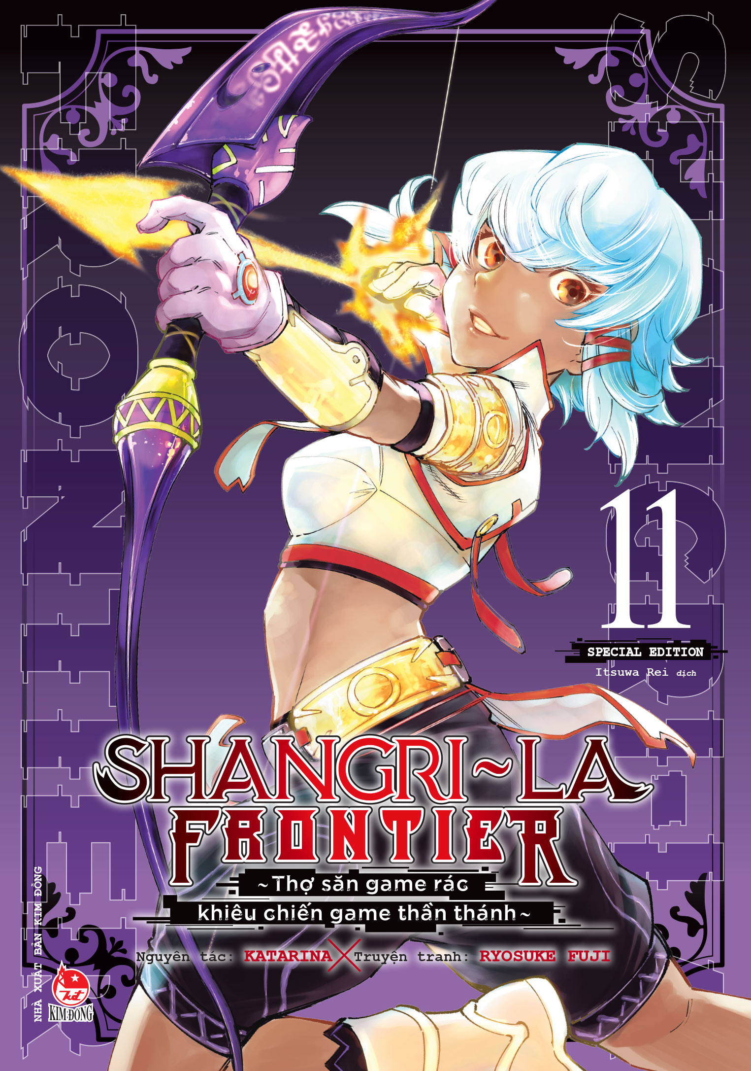 Bo
Shangri-La Frontier - Tho San Game Rac Khieu Chien Game Than Thanh - Tap 11 - Ban Dac Biet - Tang Kem Bia Ao Thiet Ke Moi + Bia Hologram + Set 5 Standee PVC - Doc Quyen Fahasa - Ảnh 4