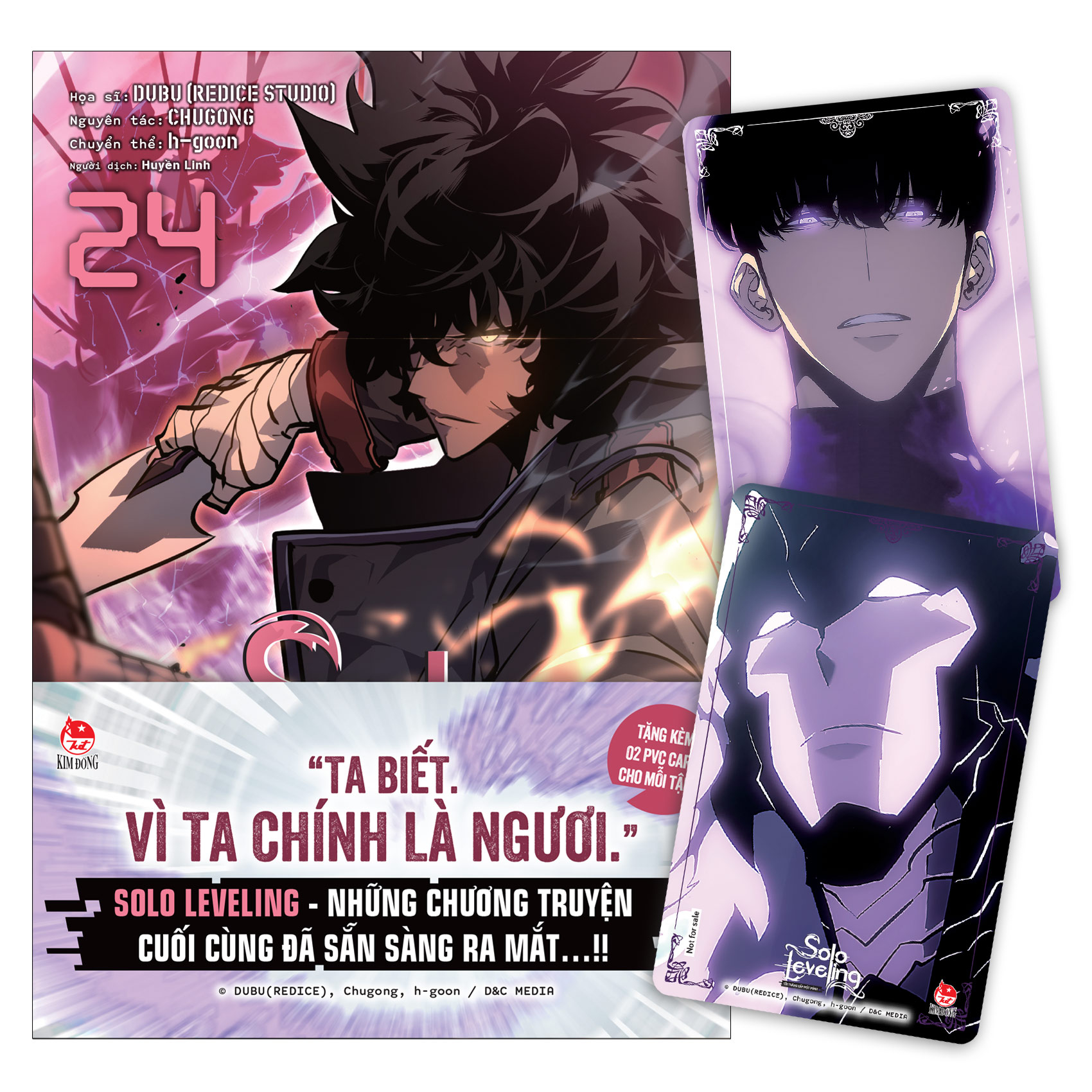 Bộ
Solo Leveling - Tôi Thăng Cấp Một Mình - Tập 24 - Tặng Kèm Obi + 2 PVC Card - Ảnh 2