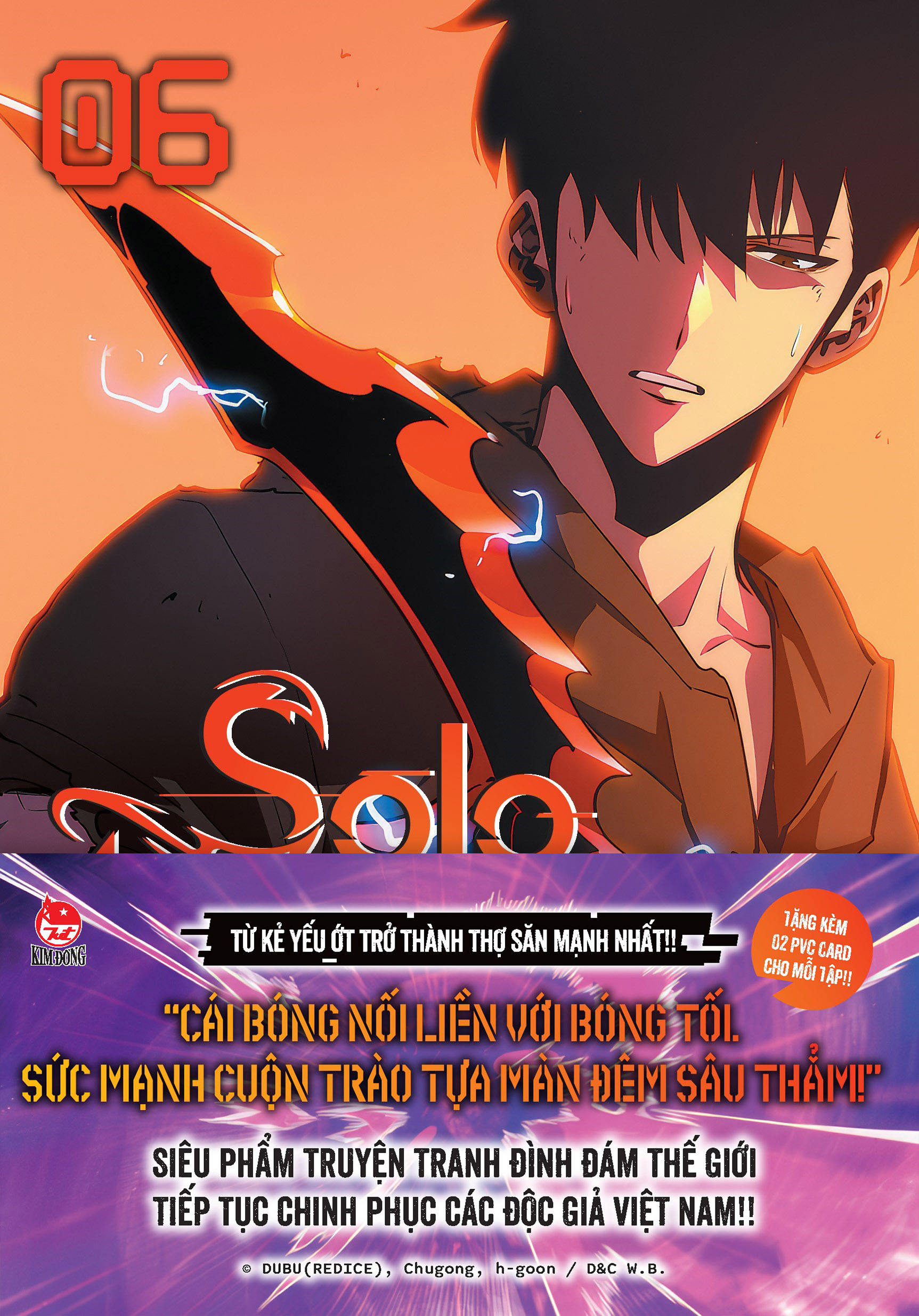 Bo
Solo Leveling - Toi Thang Cap Mot Minh - Tap 6 - Tang Kem Obi + 2 PVC Card - Ảnh 3