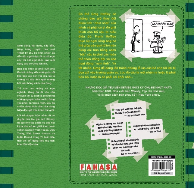 bộ song ngữ việt - anh - diary of a wimpy kid - nhật ký chú bé nhút nhát - tập 3: giọt nước tràn ly - the last straw - Ảnh 3