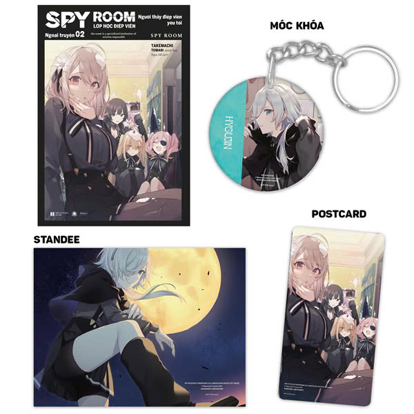 Bộ SPY ROOM - Lớp Học Điệp Viên - Ngoại Truyện - Tập 2 - Người Thầy Điệp Viên Yêu Tôi - Tặng Kèm Postcard + Standee Giấy + Móc Khóa Mica