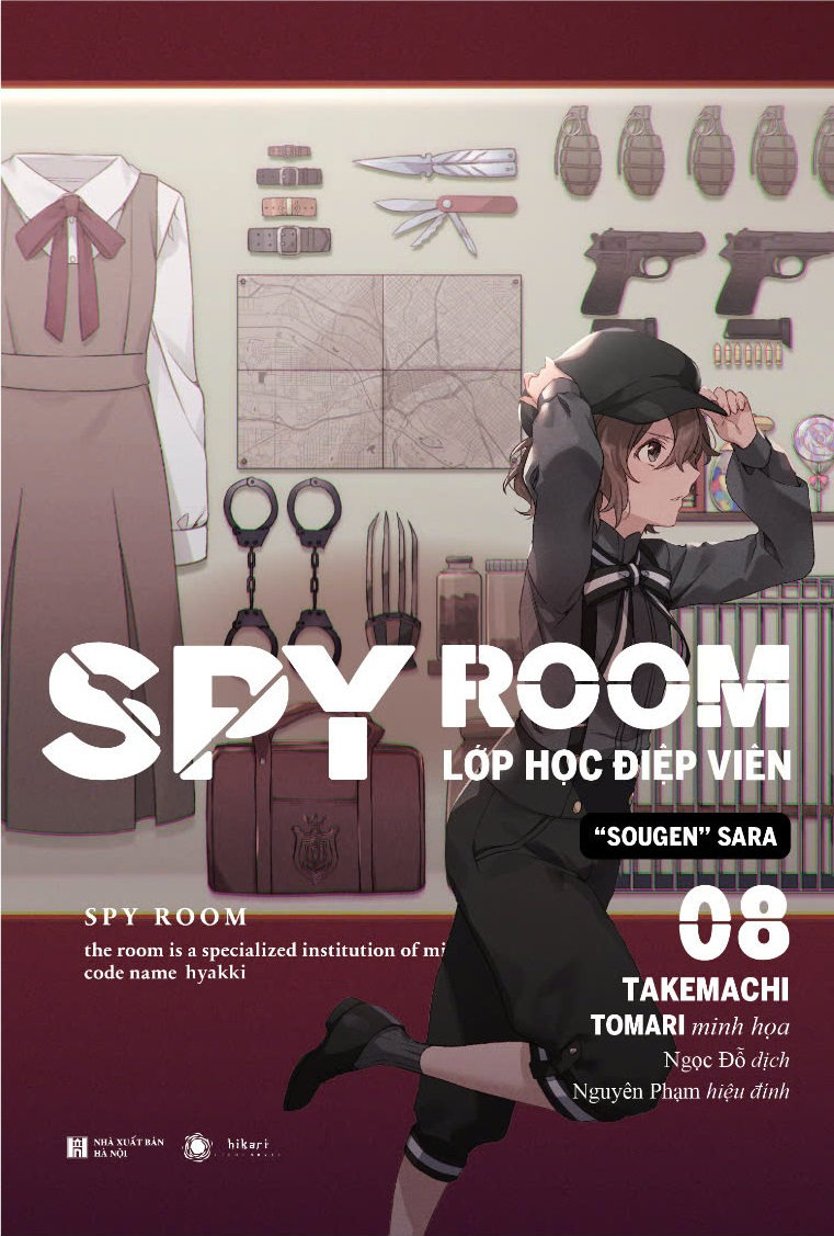 Bộ SPY ROOM - Lớp Học Điệp Viên - Tập 8 - Sougen Sara - Tặng Kèm Bookmark - Ảnh 2