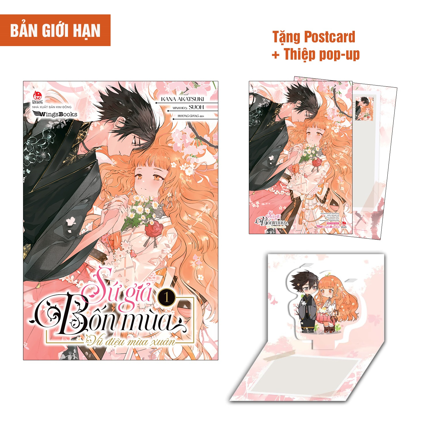 Bộ Sứ Giả Bốn Mùa - Vũ Điệu Mùa Xuân - Tập 1 - Bản Giới Hạn - Tặng Kèm Postcard + Thiệp Pop-Up - Ảnh 2