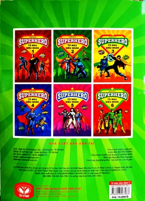 bộ superhero - tô màu siêu nhân 2 - Ảnh 7