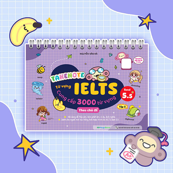 Bộ Takenote - Từ Vựng IELTS - Cung Cấp 3000 Từ Vựng Theo Chủ Đề - Band 5.5 - Tập 1 - Ảnh 7