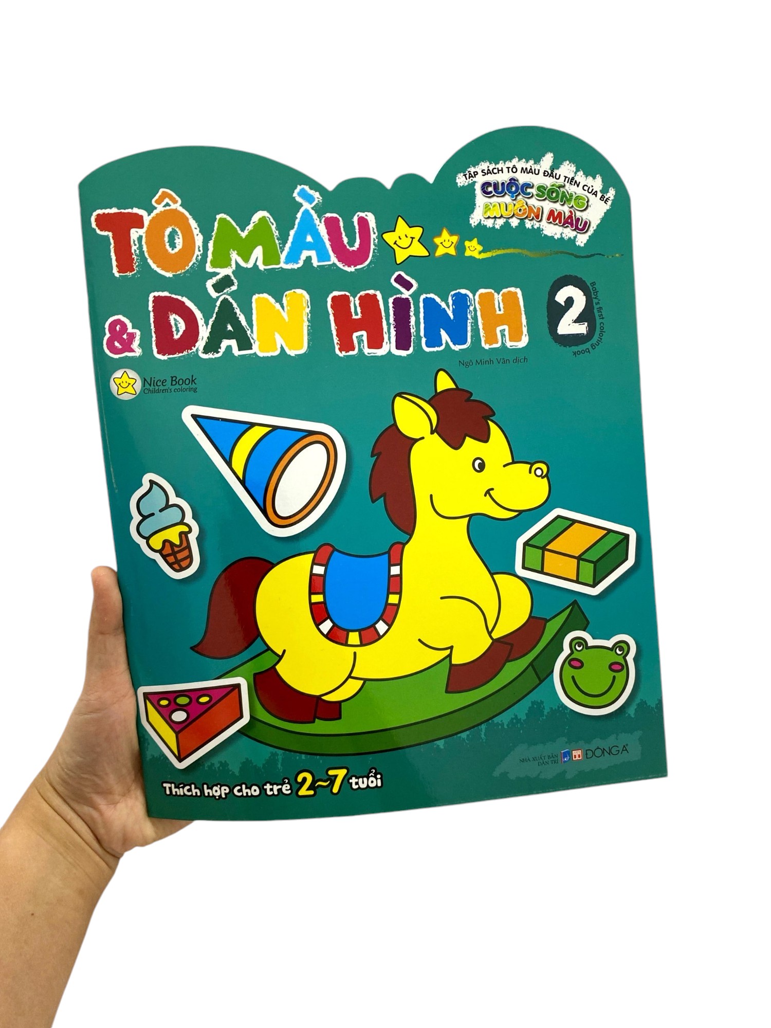 Bộ Tập Sách Tô Màu Đầu Tiên Của Bé - Cuộc Sống Muôn Màu - Tô Màu Và Dán Hình - Tập 2 - Ảnh 9