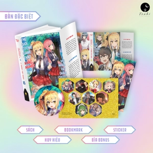 bộ thế giới otome game thật khắc nghiệt với nhân vật quần chúng - tập 5 - bản đặc biệt - tặng kèm bìa độc quyền + sticker + bookmark + huy hiệu - Ảnh 2