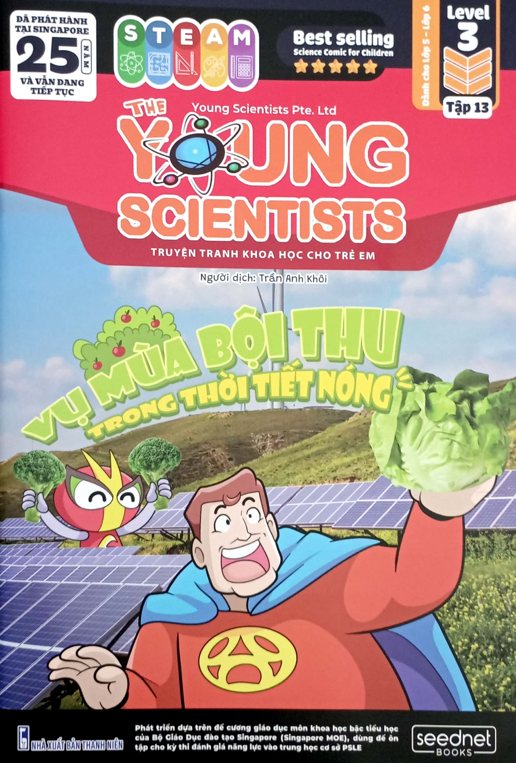 Bộ The Young Scientists - Truyện Tranh Khoa Học Cho Trẻ Em - Level 3 - Tập 13 - Vụ Mùa Bội Thu Trong Thời Tiết Nóng - Ảnh 2