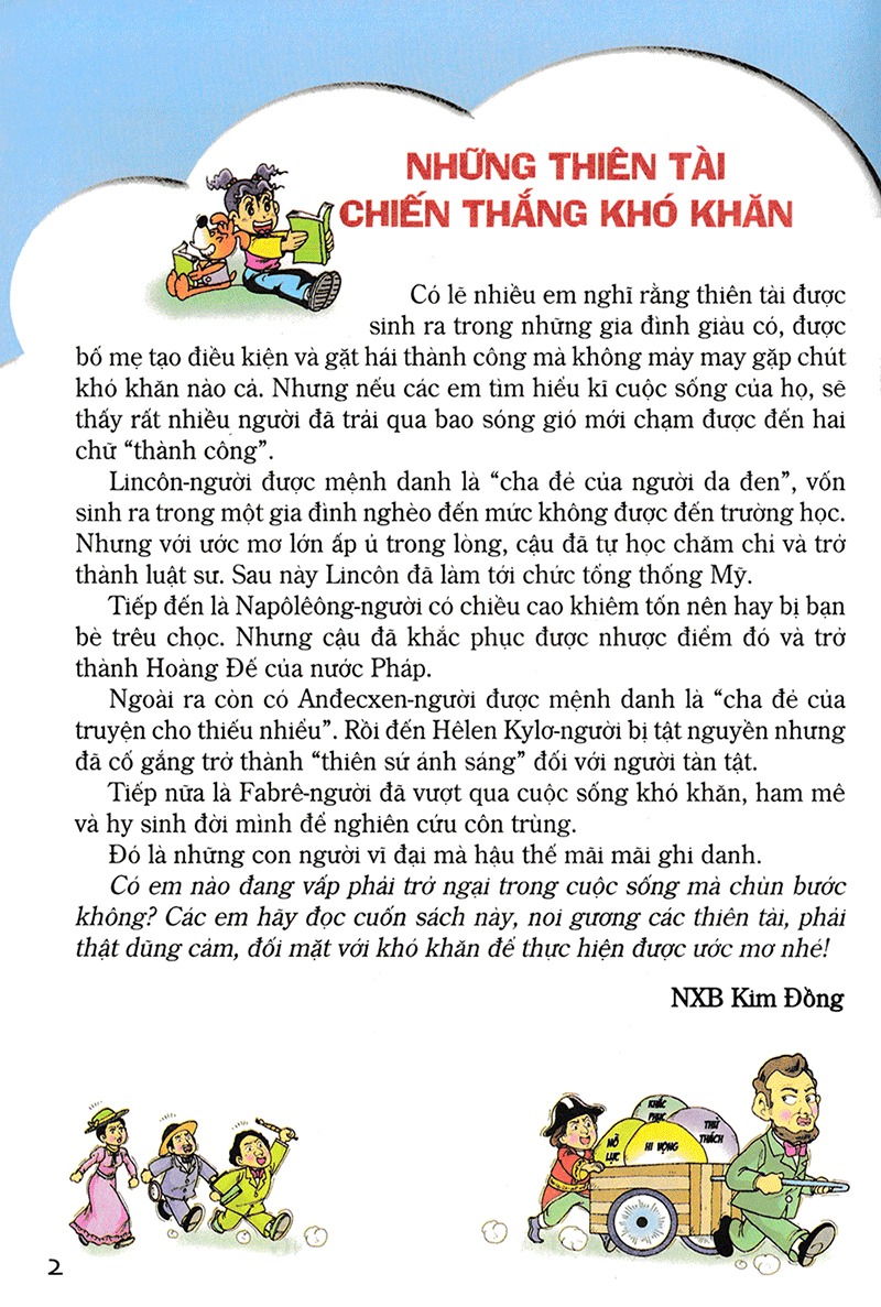 Bộ Thời Thơ Ấu Của Các Thiên Tài - Tập 2 - Những Thiên Tài Chiến Thắng Khó Khăn (Tái Bản 2024) - Ảnh 3